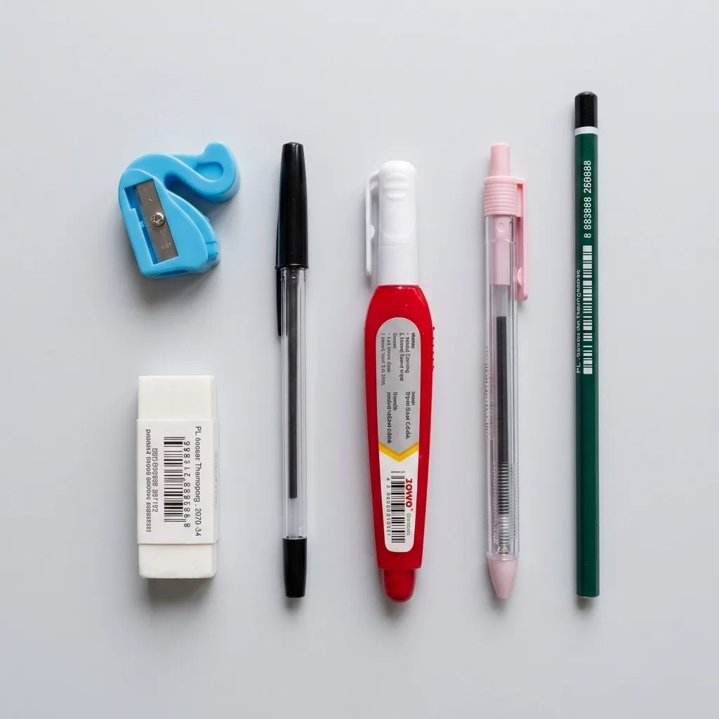 Paket Alat Tulis 6 Pcs Lengkap untuk Sekolah Kantor Anak